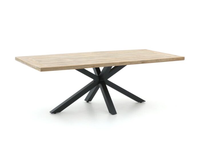 Bellagio tuinmeubelen Bellagio Montorio dining tuintafel 220x100cm Laagste prijsgarantie! – Grijs