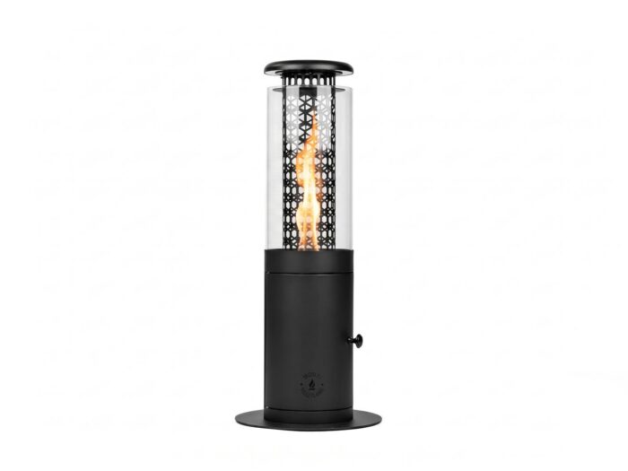 Monti HeatLine + 15% kassakorting | Ember pellet terrasverwarmer ø24cm (h: 58cm) – Zwart
