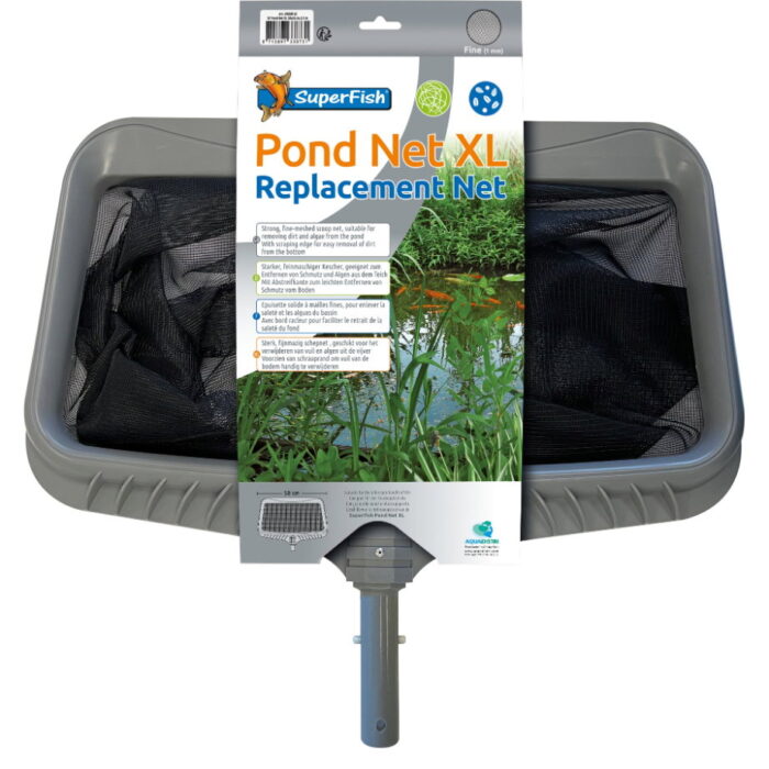 Superfish vijvernet xl vervangnet – zwart