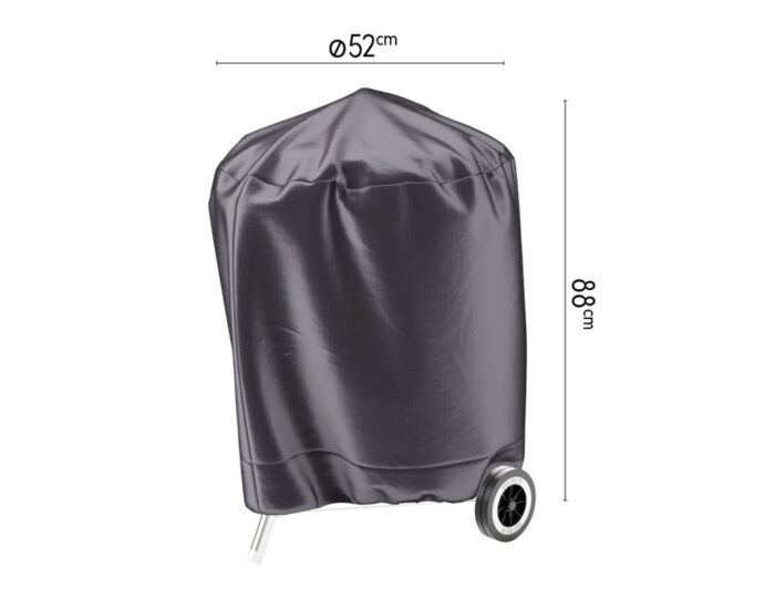Aerocover BBQ hoes dia. 52 cm – grijs
