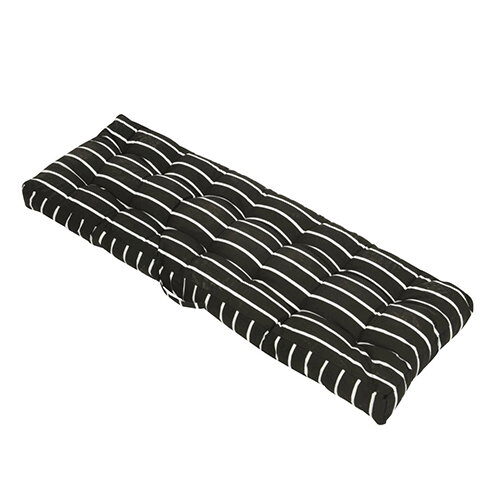 Buitengewoon de boet Palletkussen Rug 40×120 cm Zwart en Wit