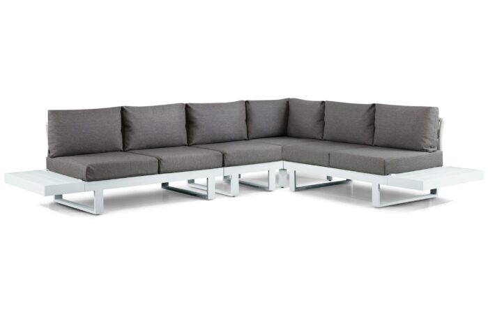 Lifestyle Garden Furniture Lorenzo hoek loungeset 6-delig – Wit