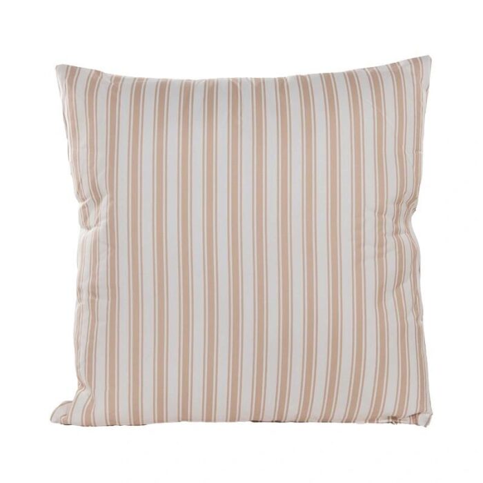 Annas collection Buitenkussen 45×45 cm Ivoor Streep Anna’s Collection – beige