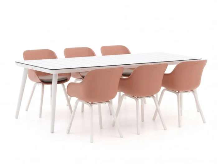 Hartman tuinmeubelen Le Soleil Element/Sophie Studio 240cm dining tuinset 7-delig - Wit