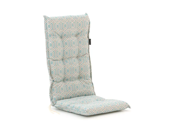 Madison tuinkussen hoge rug 123x50cm - Blauw