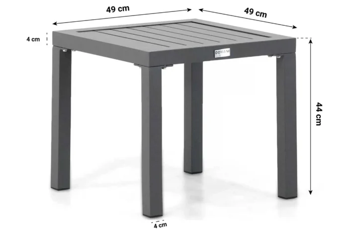 Domani Furniture Myrdal side table - Grijs-antraciet