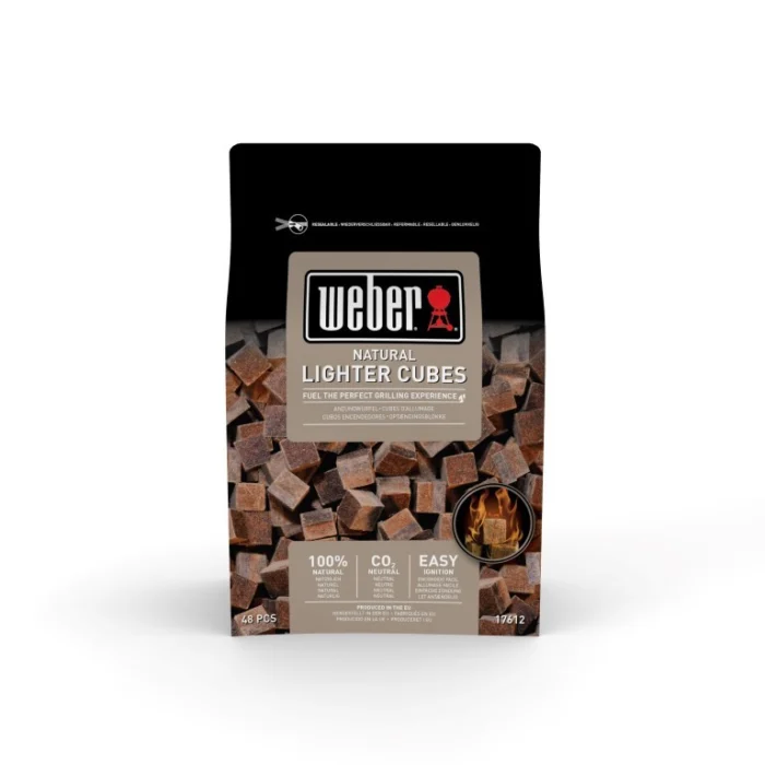 Weber Aanmaakblokjes 48 stuks bruin ecologisch