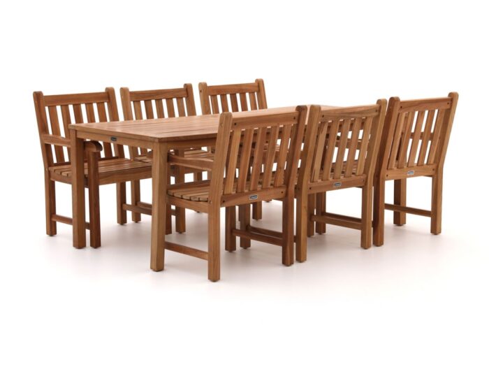 Sunyard Furniture Sunyard Wales/Liverpool 210cm dining tuinset 7-delig Laagste prijsgarantie! – Bruin