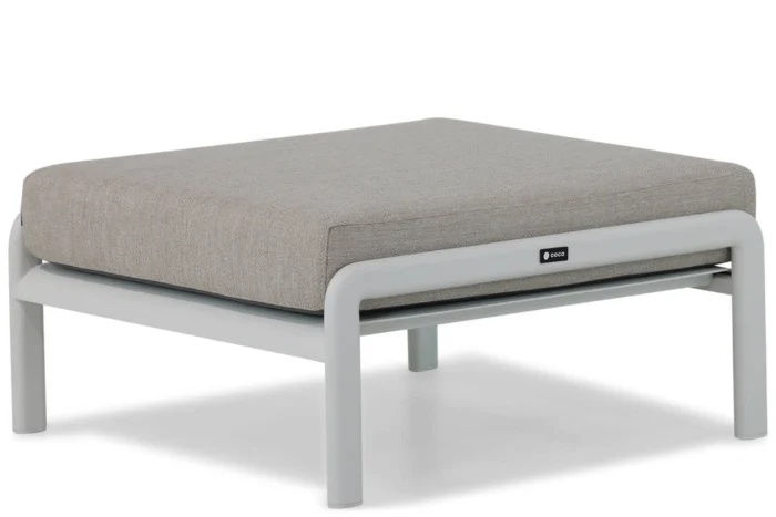 Coco Avellino loungetafel met kussen 80 x 80 cm - Wit