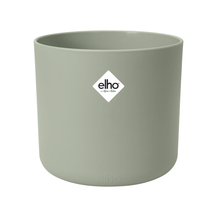 Elho B.for soft rond 18 cm steengroen bloempot – groen