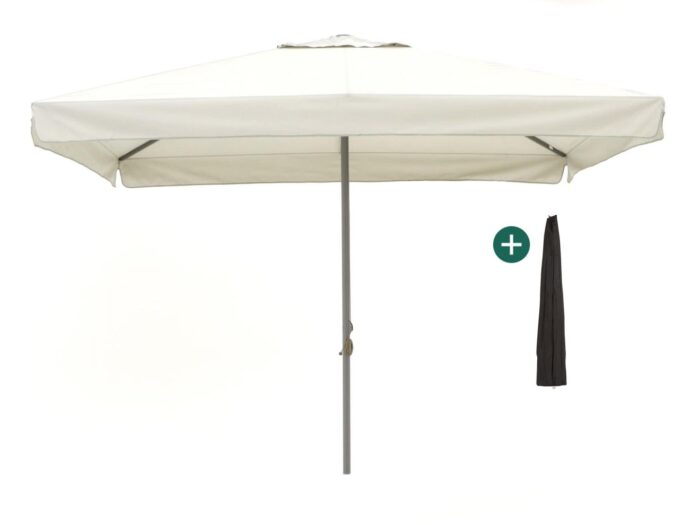 Shadowline Bonaire parasol 350x350cm Laagste prijsgarantie! – Grijs