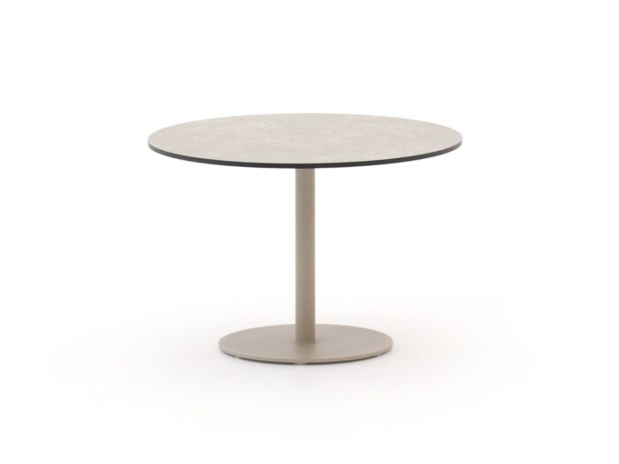 Tierra Outdoor Solea lounge tuintafel ø 50cm (h: 34cm) Laagste prijsgarantie! – Taupe