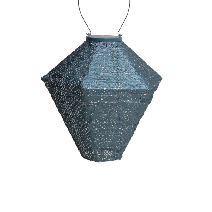 Lumiz Diamond dia. 28 cm Lace grijs blauw lampion
