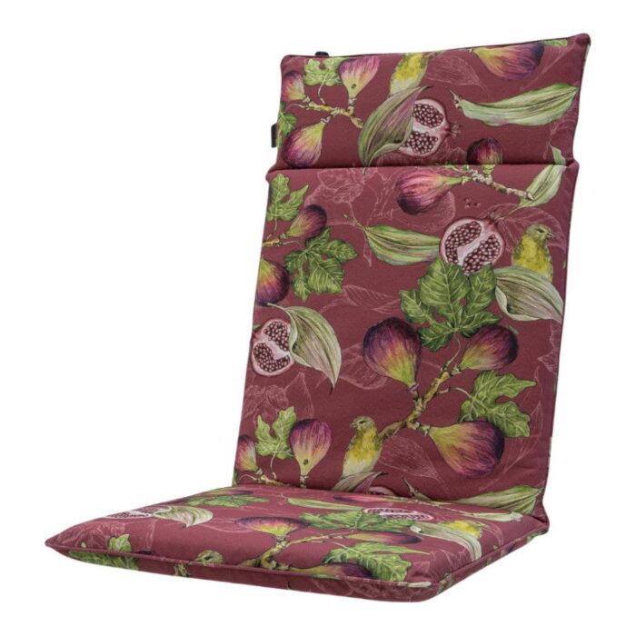 Madison Kussen hoog 120 x 50 universeel Jasmijn bordeaux – groen;rood