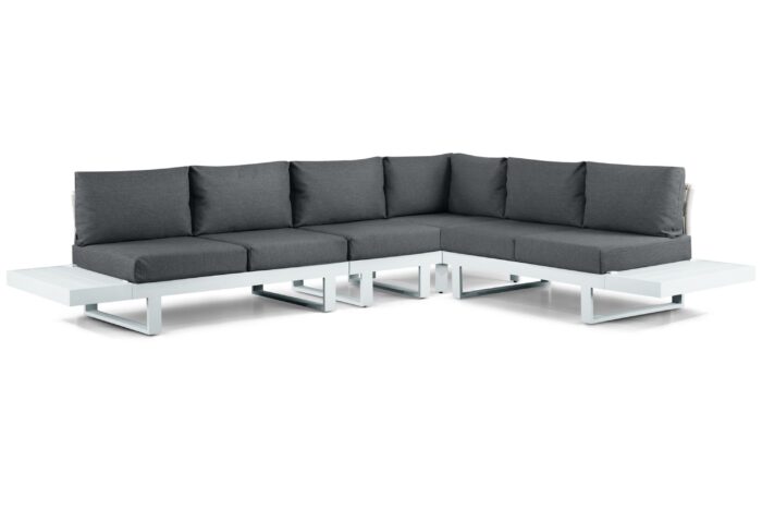Lifestyle Garden Furniture Lorenzo hoek loungeset 6-delig – Wit