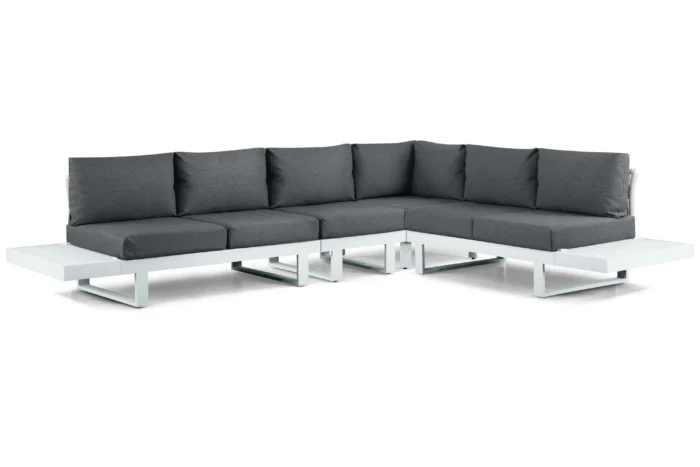 Lifestyle Garden Furniture Lorenzo hoek loungeset 6-delig - Wit