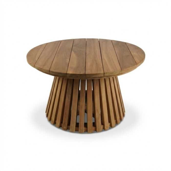 BUITEN living Palau koffietafel | teakhout | Natural Teak | 70cm rond