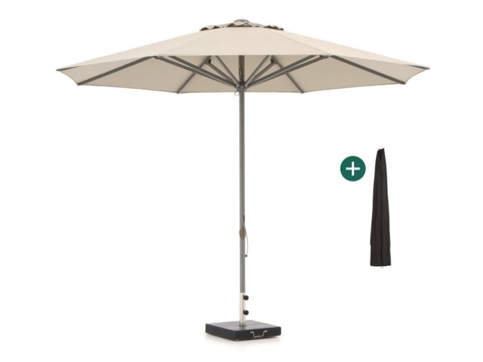 Shadowline Cuba parasol ø 350cm Laagste prijsgarantie! – Taupe