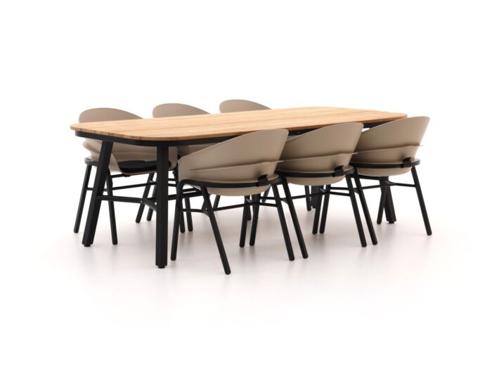 Hartman tuinmeubelen Hartman Tubb dining tuinset 240cm 7-delig verstelbaar Laagste prijsgarantie! – Taupe