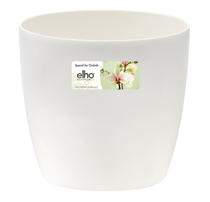 Elho Brussels orchidee bloempot 12,5 cm transparant