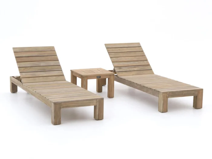 ROUGH Furniture ROUGH-X ligbed set 3-delig - Bruin