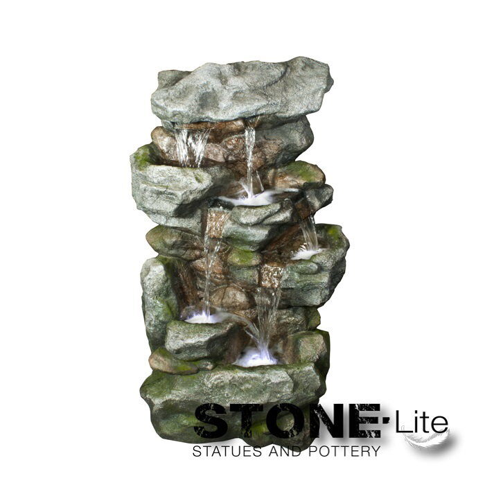 Stonelite Fontein delaware l49b42h100 cm Stone-Lite – bruin;grijs