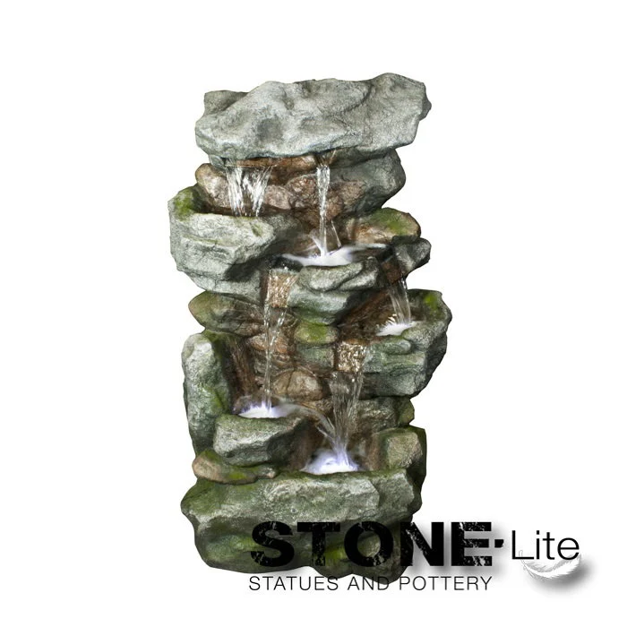 Stonelite Fontein delaware l49b42h100 cm Stone-Lite - bruin;grijs