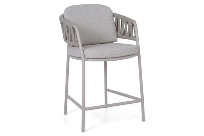 4 Seasons Outdoor Seasons Calma high dining LOFT with 2 cushions - Taupe-naturel-bruin