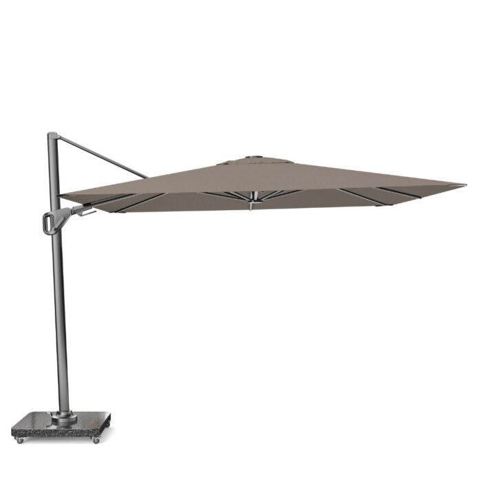 Platinum Nexus T² zweefparasol premium doek | 300x300cm | Havana – Taupe – Naturel – Bruin