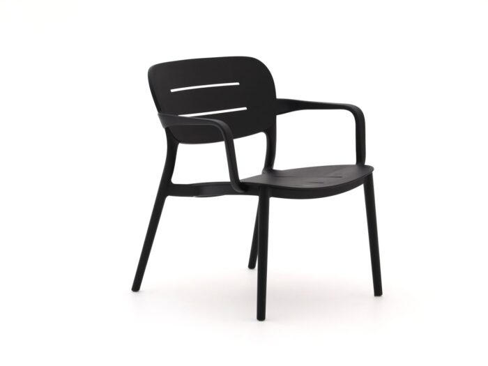 Forza Furniture Forza Pazzia lounge tuinstoel stapelbaar Laagste prijsgarantie! – Zwart