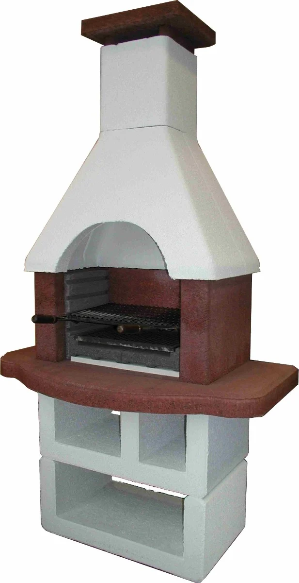 Barbecue beton houtskool bbq nr. 6 (215x120x65cm/460kg)