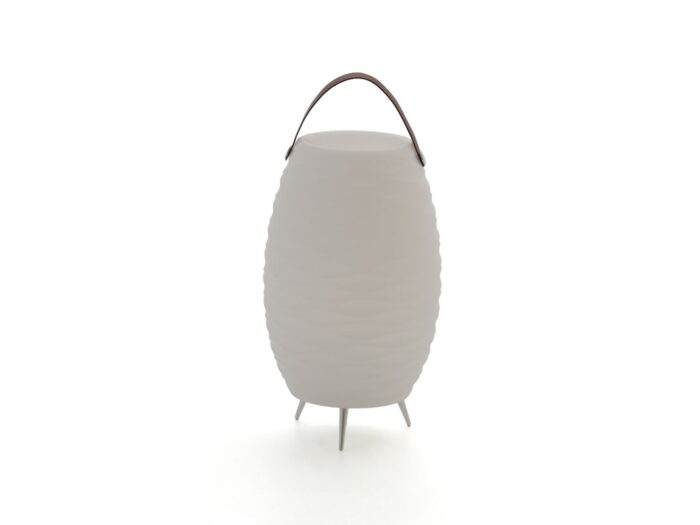 Kees Smit Collectie Arvenza buitenlamp led oplaadbaar ø30cm (h:50,5cm) Laagste prijsgarantie! – Wit