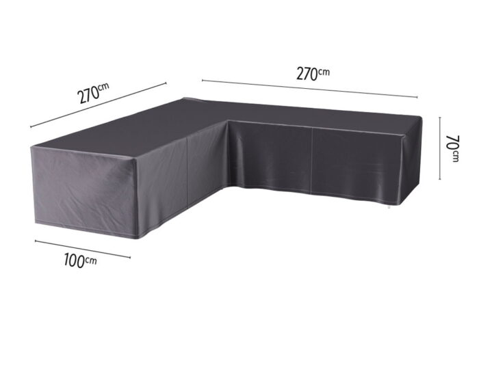 Aerocover Hoes loungeset hoek 270 x 270 x 100 x 70 cm – grijs