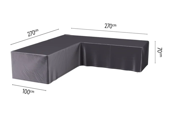 Aerocover Hoes loungeset hoek 270 x 270 x 100 x 70 cm - grijs