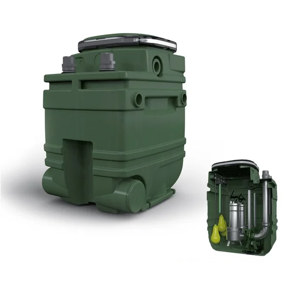 Dab Fekafos 280 DSD Dubbel Pompput - Groen/ zwart / RVS