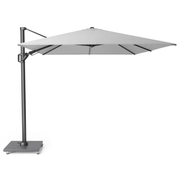 Platinum Challenger T² zweefparasol | 350x260cm | Light Grey - Lichtgrijs