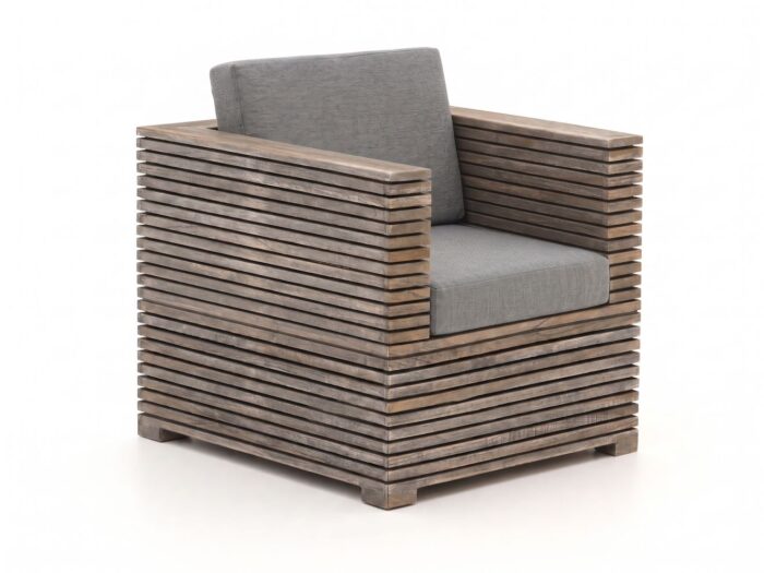 ROUGH Furniture ROUGH-C lounge tuinstoel Laagste prijsgarantie! – Bruin