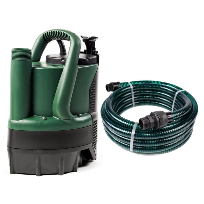 Dab Verty Nova 200 M-A met afvoerslang 7 meter – Groen/ zwart / RVS