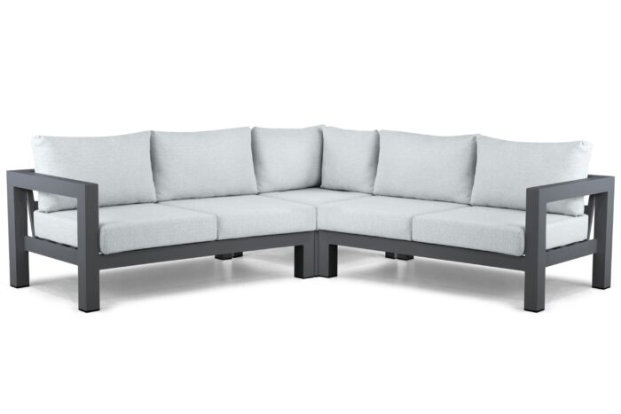 Lifestyle Garden Furniture Luca hoek loungeset 3-delig – Grijs-antraciet