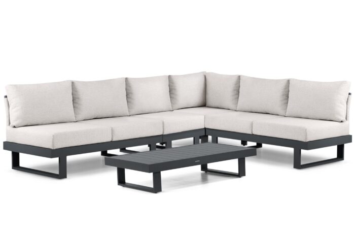 Lifestyle Garden Furniture Lorenzo hoek loungeset 5-delig – Grijs-antraciet