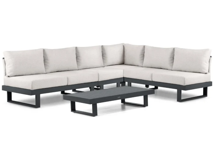 Lifestyle Garden Furniture Lorenzo hoek loungeset 5-delig - Grijs-antraciet