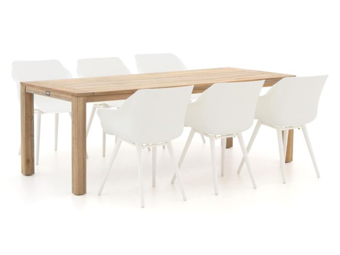 Hartman tuinmeubelen Hartman Sophie Studio/ROUGH-S 220cm dining tuinset 7-delig Laagste prijsgarantie! – Bruin