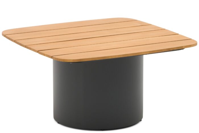 Coco Ronda loungetafel 70 x 70 cm – Grijs-antraciet