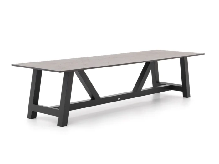 Bellagio tuinmeubelen Bresimo dining tuintafel 317x100cm - Grijs