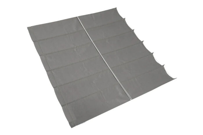 Platinum Sun & Shade | Coolfit Harmonica Schaduwdoek 200 x 500 cm | Antraciet