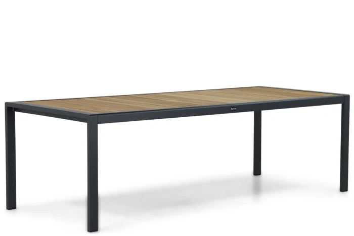 Lifestyle Garden Furniture Valence dining tuintafel 240 x 100 cm - Grijs-antraciet
