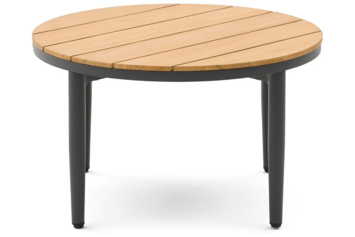 Coco Toscane loungetafel ø 70 cm – Grijs-antraciet