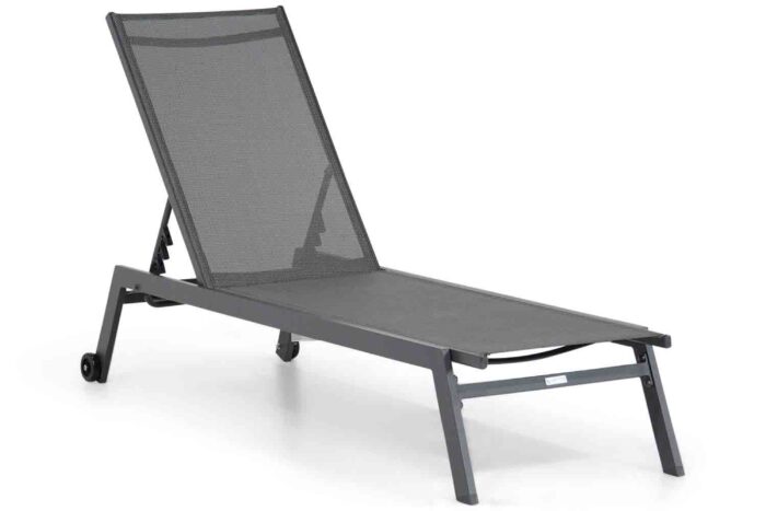 Lifestyle Garden Furniture Ultimate ligbed met wiel – Grijs-antraciet