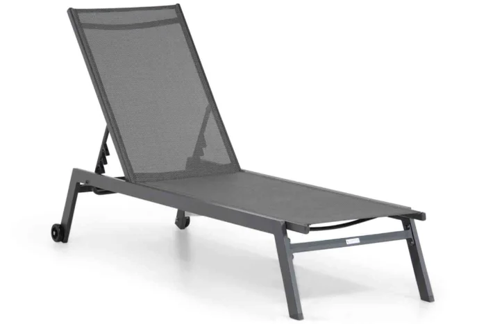 Lifestyle Garden Furniture Ultimate ligbed met wiel - Grijs-antraciet