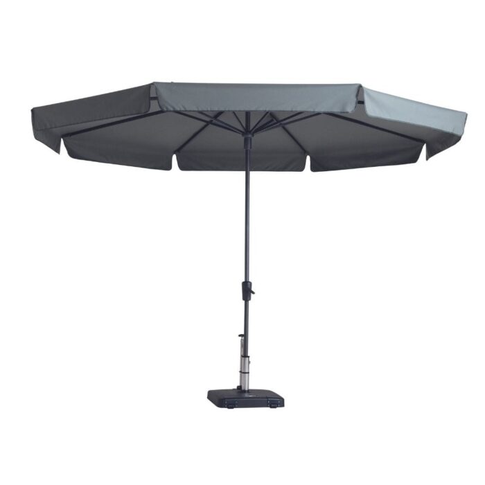 Madison Syros luxe parasol Ø350cm | lichtgrijs